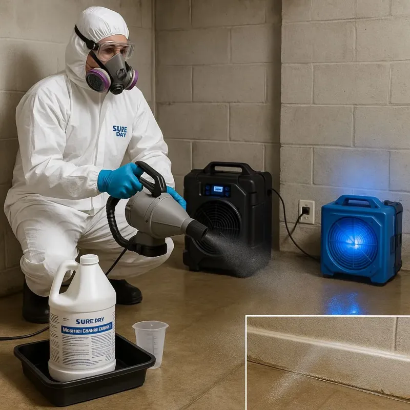 Sanitization and Odor Removal process in Erie County, PA