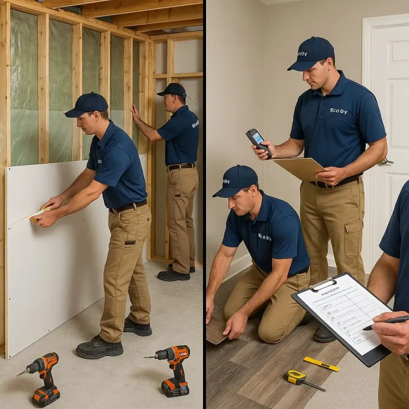 Repairs and Reconstruction process in Erie County, PA